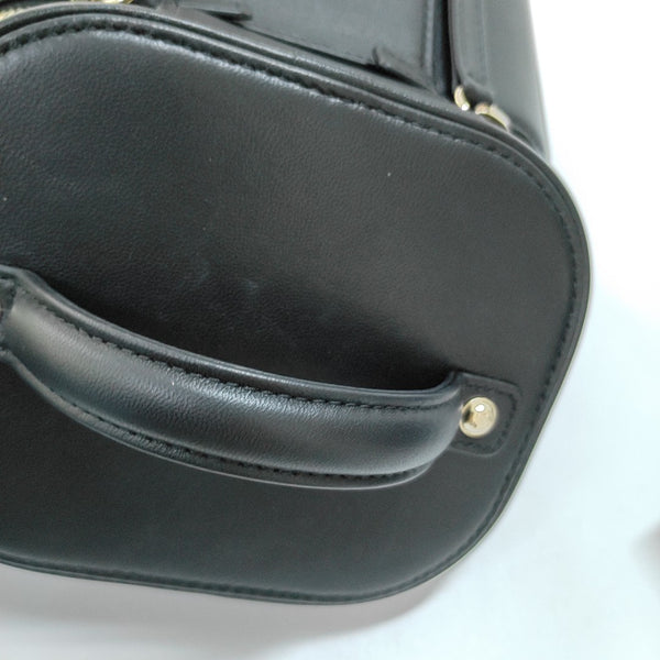 VINTAGE COSMETIC BAGS Lambskin Black