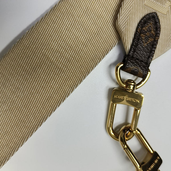 ONTHEGO PM Monogram Coated Canvas Brown