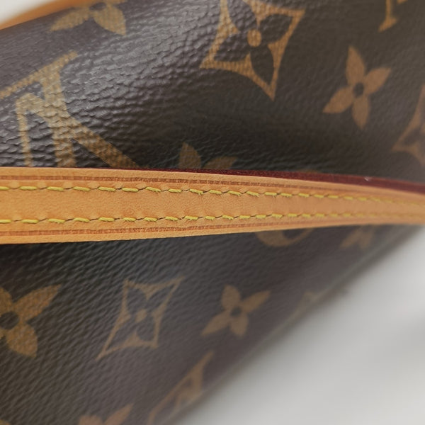 SPEEDY Nano Monogram Coated Canvas Brown