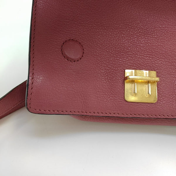 Calfskin Shoulder Bag Red