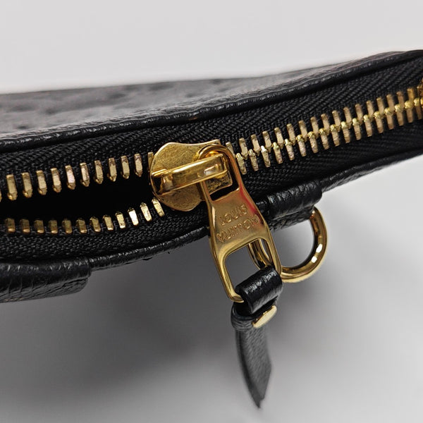EASY POUCH ON STRAP Monogram Calfskin Black