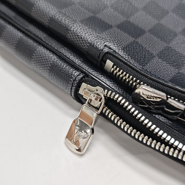 AVENUE Damier Graphite Coated Canvas Black