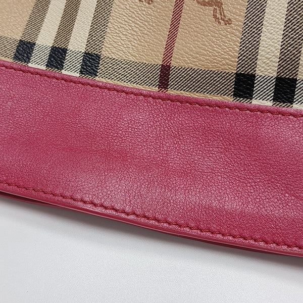 Coated Canvas Crossbody Bag Beige