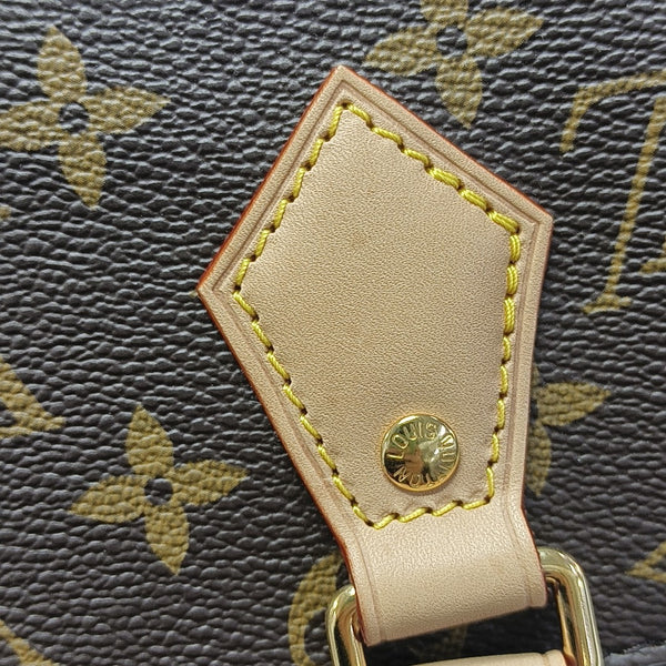 SPEEDY 20 Monogram Coated Canvas Brown