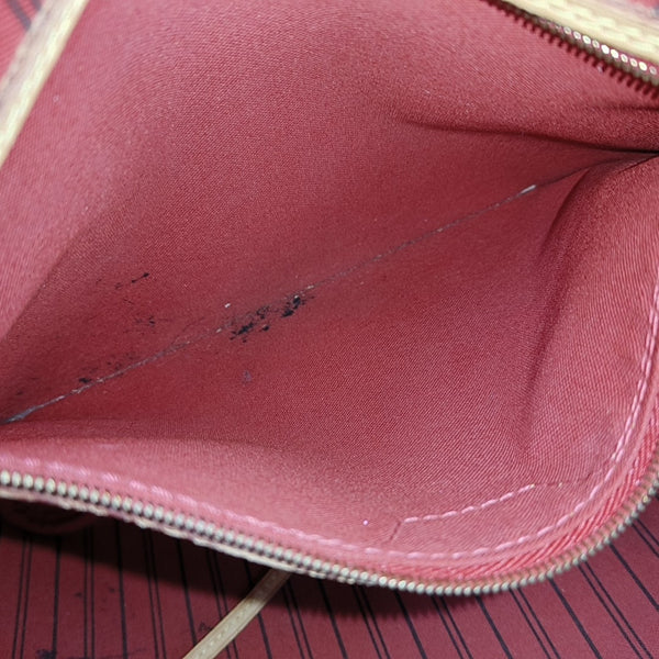 NEVERFULL MM Monogram Coated Canvas Brown
