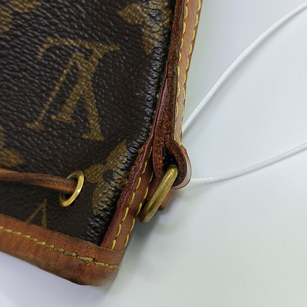 NÉONOÉ Nano Monogram Coated Canvas Brown