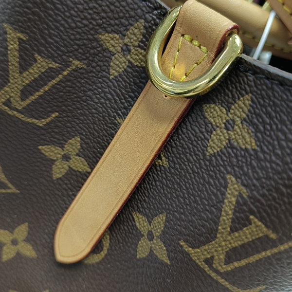MONTAIGNE Monogram Coated Canvas Brown