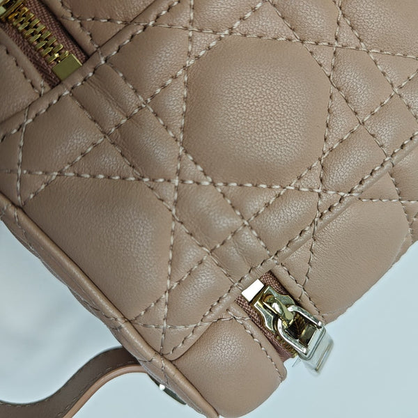 Lady Dior Super Mini Cannage Lambskin Pink
