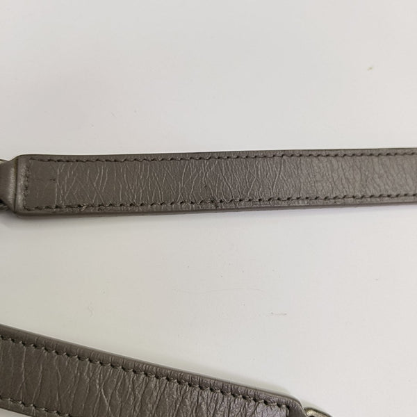 NIKI Medium Chevron Calfskin Gray