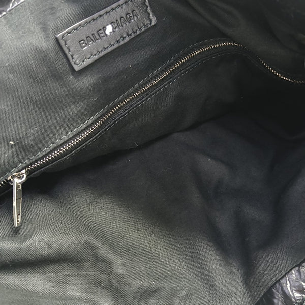 Crush Medium Quilted Calfskin Black