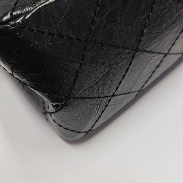 2.55 227 (jumbo) Quilted Calfskin Black