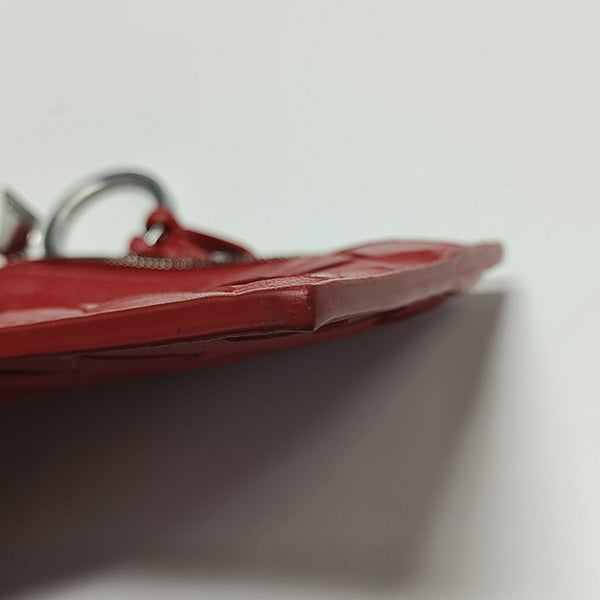Lambskin Card Holder Red