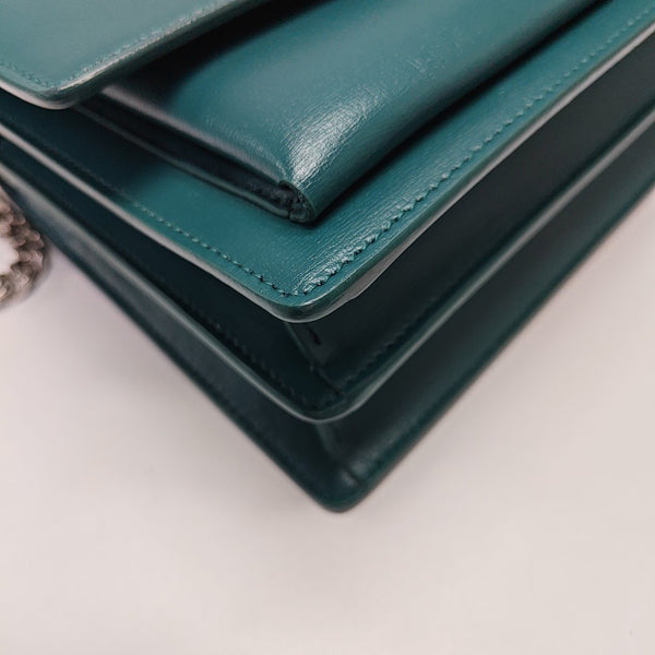 SUNSET Medium Calfskin Green
