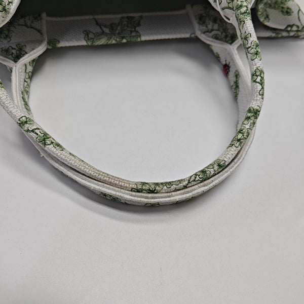 Book Tote Medium Fabric Green