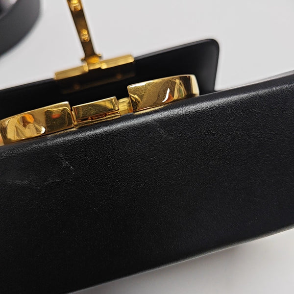 30 Montaigne Mini Calfskin Black