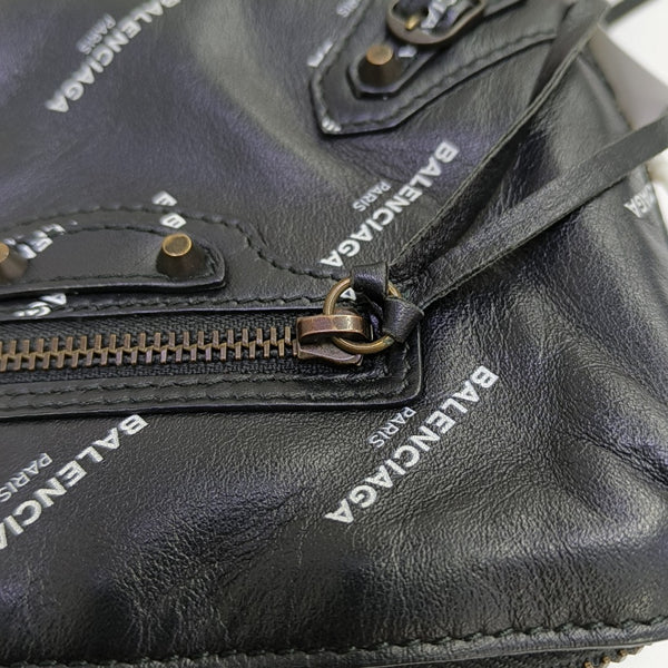 Calfskin Shoulder Bag Black