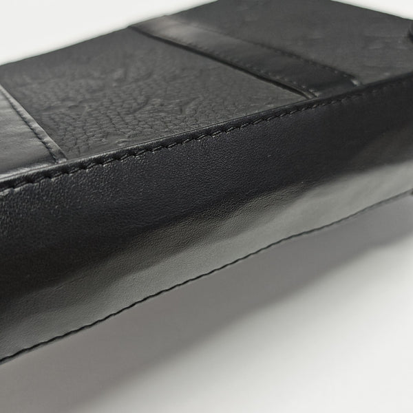 WALLET TRUNK Monogram Calfskin Black