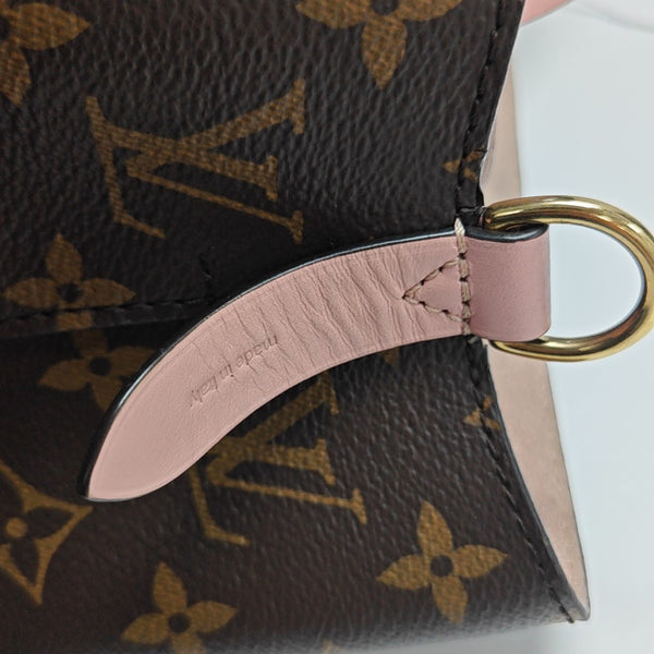 NÉONOÉ MM Monogram Coated Canvas Brown