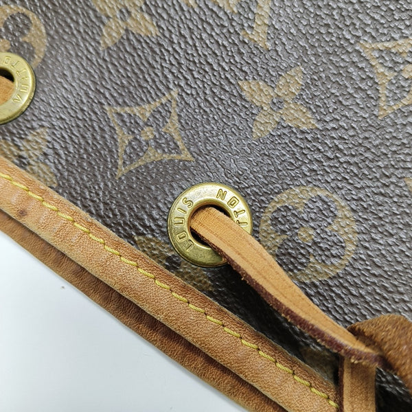 NOÉ BB Monogram Coated Canvas Brown