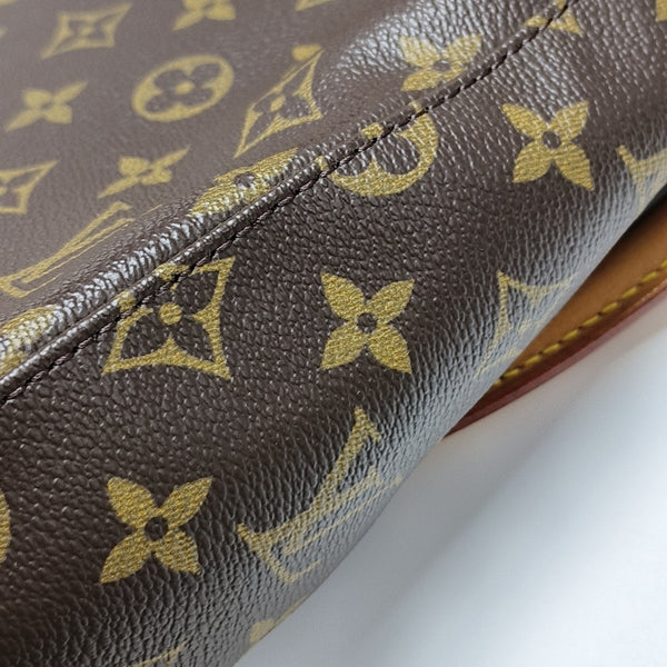 LOOPING GM Monogram Coated Canvas Brown