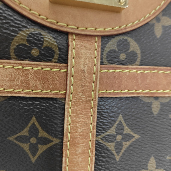 DUFFLE Monogram Coated Canvas Brown