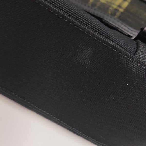 Fabric Shoulder Bag Black