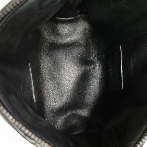 Diortravel Nomad Small Cannage Calfskin Black