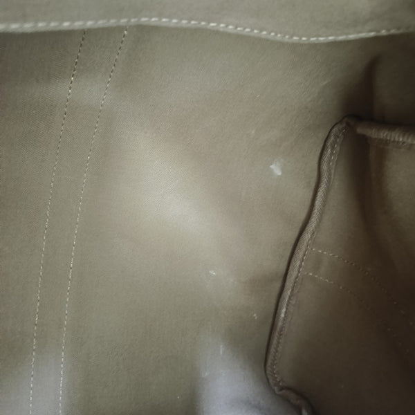 KEEPALL 45 Monogram Coated Canvas Brown