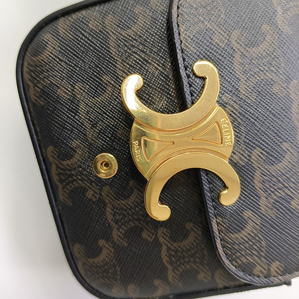 TRIOMPHE Mini Coated Canvas Black