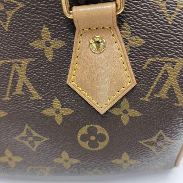 SPEEDY 20 Monogram Coated Canvas Brown
