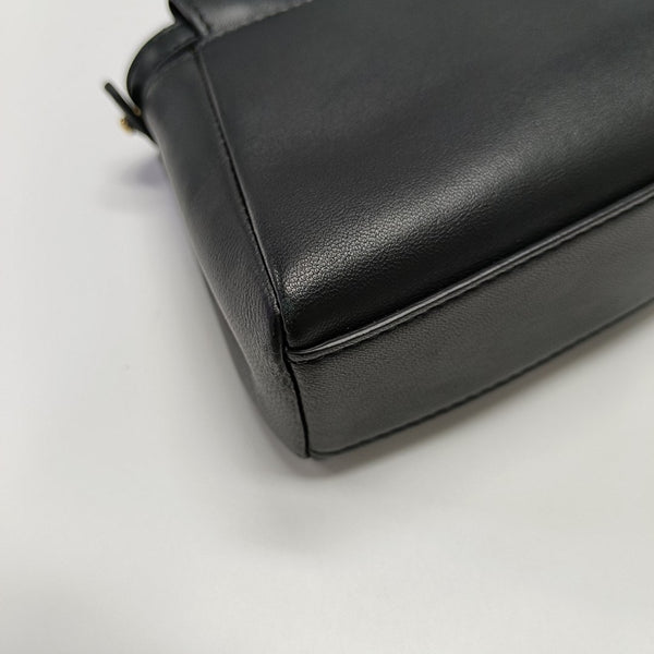 Peekaboo Mini Lambskin Black