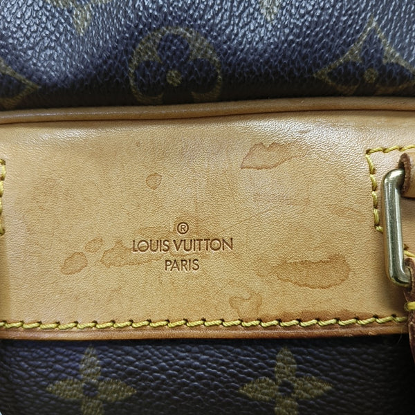 DEAUVILLE MM Monogram Coated Canvas Brown