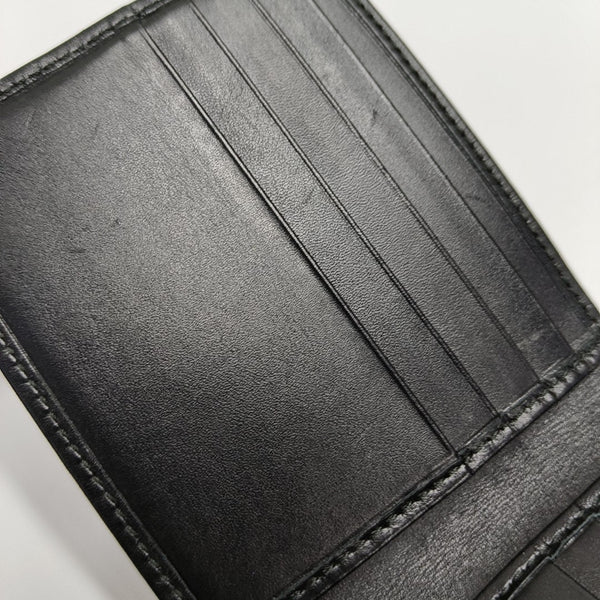 Monogram Coated Canvas Wallet Black
