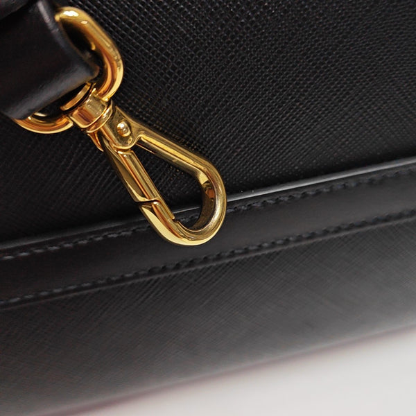 Esplanade Saffiano Calfskin Black