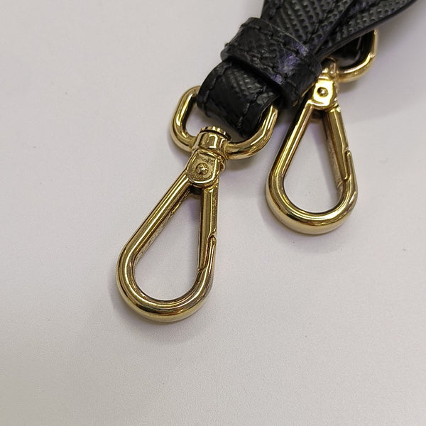 Monochrome Small Saffiano Calfskin Black