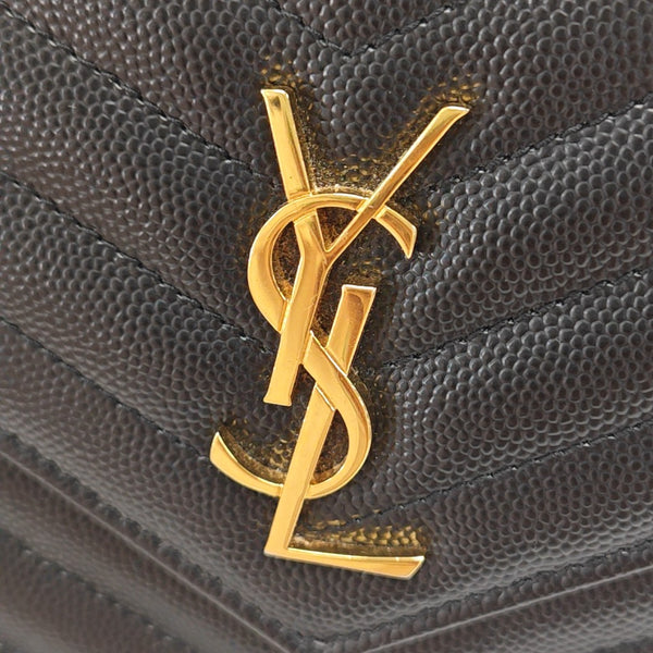 MONOGRAM WOC Chevron Calfskin Black