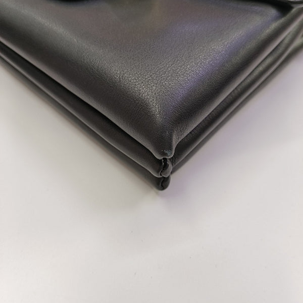 Calfskin Shoulder Bag Black