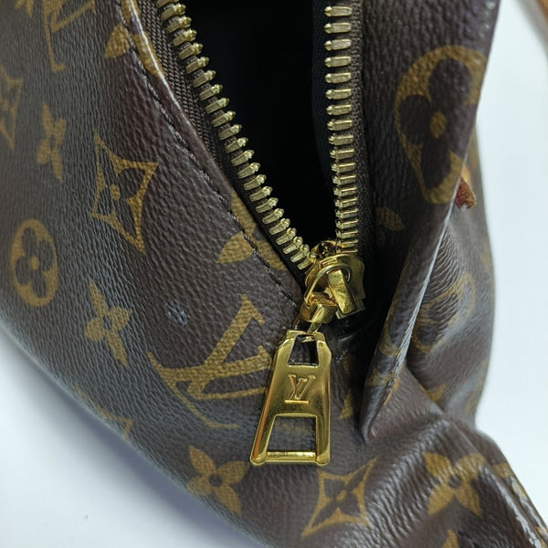 BUMBAG Monogram Coated Canvas Brown
