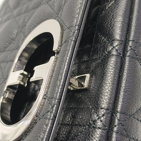 Dior Caro Medium Cannage Lambskin Black