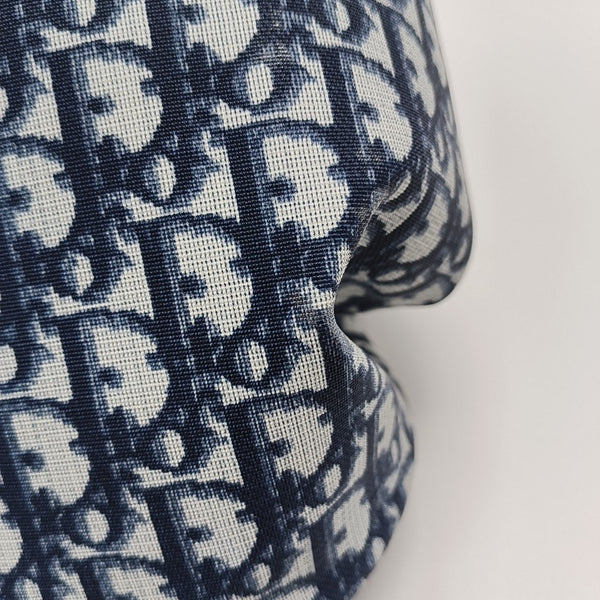 Oblique Coated Canvas Blue