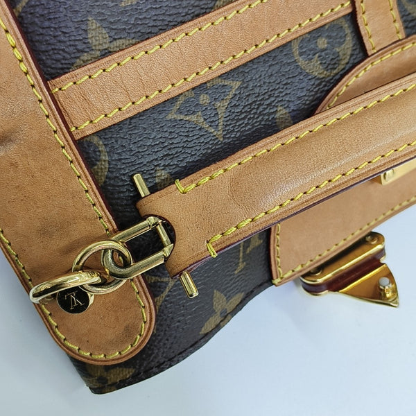 DUFFLE Monogram Coated Canvas Brown