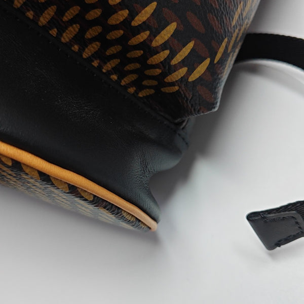 CHRISTOPHER MM Damier Ebene Coated Canvas Brown