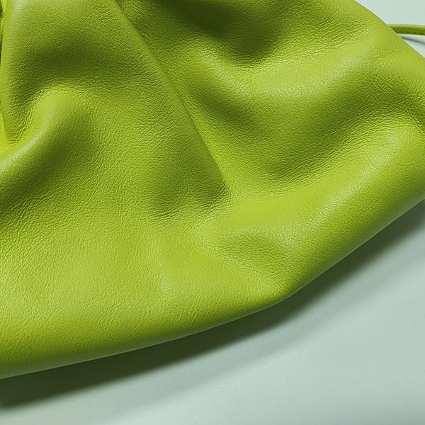 Authenticated pre-owned The Pouch Mini Calfskin Green - Shoulder Bag at Looply