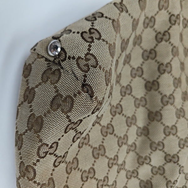 Monogram Canvas Tote Bag Beige