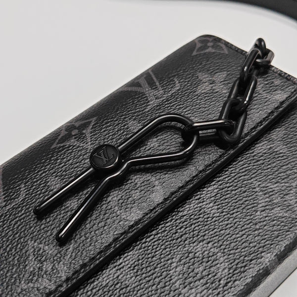 STEAMER Mini Monogram Coated Canvas Black