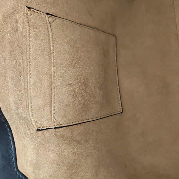 Padlock Medium Monogram Coated Canvas Beige