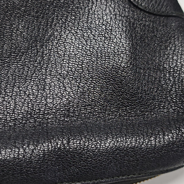 Calfskin Shoulder Bag Black