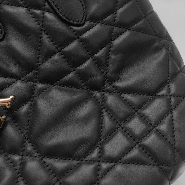 Toujours Small Cannage Lambskin Black