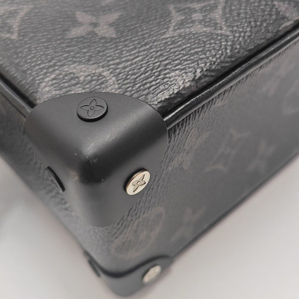 SOFT TRUNK Mini Monogram Coated Canvas Black