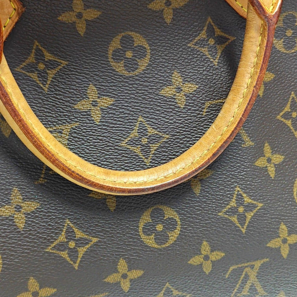 SPEEDY 35 Monogram Coated Canvas Brown